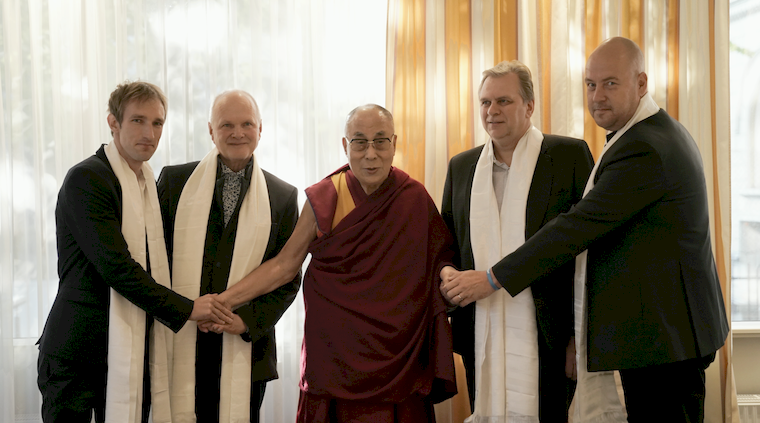 Eesti delegatsiooni kohtumine T.P. dalai-laamaga Riias 2017